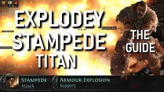 Path of Exile 2 - Satisfying Fullscreen Pops, Stampede Armour Explosion Titan Build Overview [0.1.0]