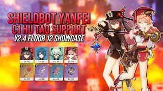 SHIELDFEI: Hu Tao-Yanfei Showcase [v2.4 Spiral Abyss Floor 12 BOTH SIDES] | Genshin Impact