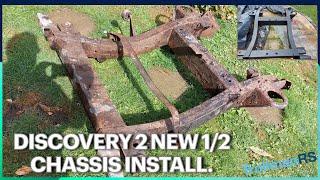 Landrover Discovery 2 new Half chassis swap. Rusty chassis? Tips and what u need to know.