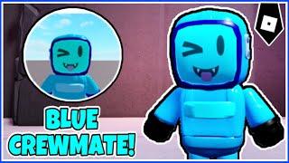 How to get "BLUE CREWMATE V2" BADGE + BLUE CREWMATE MORPH/SKIN in FNAF NEW SKIN ROLEPLAY! - ROBLOX