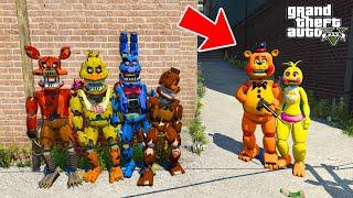 ГТА 5 ФНАФ АНИМАТРОНИКИ КАК КОШМАРНЫЙ АНИМАТРОНИК ФРЕДДИ СПАС ЧИКУ FNAF Animation GTA 5 Серия #1078