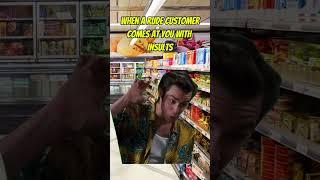 A rude customer with insults #meme #memes