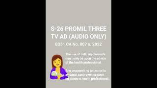 S-26 Promil Three - TVC (Audio Only) #shorts #tvc