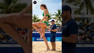 What Happens When You Coach A 10ft Volleyball Player on Court!?