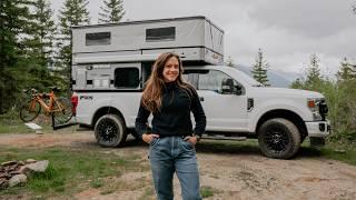Truck Camper Tour: Solo Woman Living Off-Grid