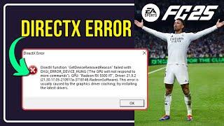 Fixing DirectX Function Error on FC25 | Step-by-Step Troubleshooting Guide!