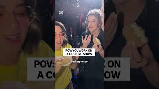 Busted  #ABiteToEatWithAlice #AliceZaslavsky #MeganBurslem #Backstage #CookingShow