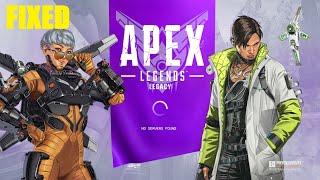 NO SERVERS FOUND APEX LEGENDS FIX (in game method)