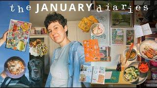 january diaries. (homebody, what i ate, freelancer life, scrapbooking, big feelings)