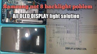 samsung note 8 backlight poblem/all OLED display light solution