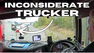 A Week in the Life of a Trucker. Inconsiderate Drivers