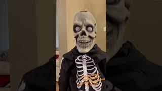 Lil Skelly Bones - Fastest SPIRIT HALLOWEEN animatronic on market