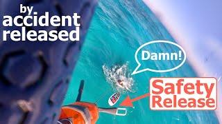 How dangerous is a safety released in deep water? in Kitesurfing…