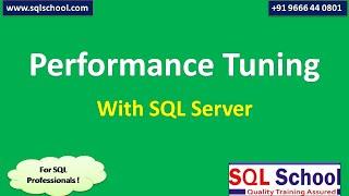 SQL Performance Tuning Training Classes | SQL School