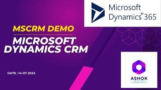 MSCRM Demo Class Batch 8 #software #jobsarch #course