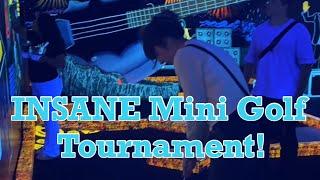 INSANE Mini Golf Tournament | Glow in the Dark Mini Golf | KISS World Mini Golf Las Vegas