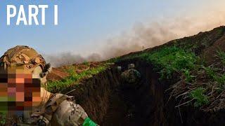 RAW Combat GoPro | Non-Stop Artillery in Khromove