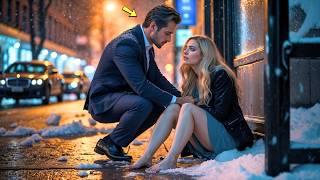 “You’re Coming With Me” Millionaire CEO Found a Freezing Nurse at the Bus Stop—Then Took Her Home…