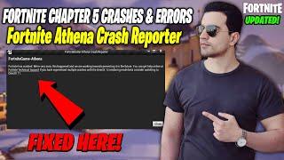 How To Fix Crashes & Not launching in Fortnite Chapter 5 | FortniteGame Athena Crash Reporter | 2024