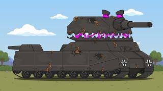 Monster Parasite Ratte - Cartoons about tanks