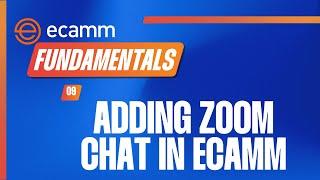 How to Add Zoom Chat in Ecamm | Ecamm Fundamentals
