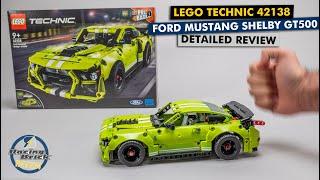 LEGO Technic 42138 Ford Mustang Shelby GT500 detailed building review