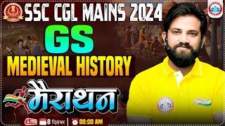 SSC CGL Mains GS Marathon Class 2024 | Medieval Indian History By Naveen Sir | GS for SSC CGL Tier 2