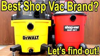 Best Shop Vac? Ridgid vs Shop Vac, DeWalt, Stanley, Hart, Craftsman