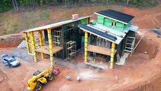 Construction of a MEGA sized Modern Home P95