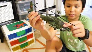 Airfix Quickbuild Boeing Apache Helicopter Unboxing & Build