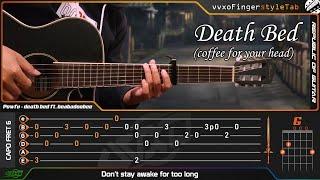 Powfu - death bed (coffee for your head) ft. beabadoobee - Fingerstyle Guitar Cover + TABS Tutorial