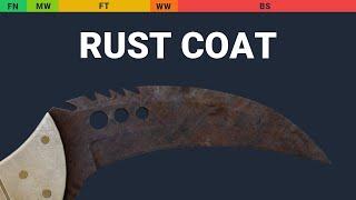 Talon Knife Rust Coat - Skin Float And Wear Preview