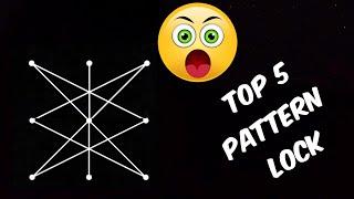 must watch | Top 5 impossible pattern lock | impossible pattern lock | part 1