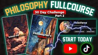 Full VIRAL Philosophy YouTube Shorts Course 2024 ( 30 Day Challenge)