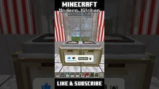 Minecraft Modern Kitchen || #minecraft #shorts #short #trending #video #viral #fyp  #viralvideo #yt