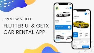 Demo Car Rental App v2.0 - Flutter UI Template by Using GetX