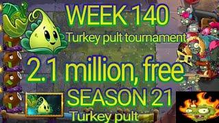 Plants vs Zombies 2 Arena Battlez Week 140, 8.2 Million Free, PvZ2 Shadow Tournament,