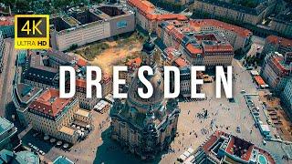 Dresden city, Germany  in 4K Ultra HD | Drone Video