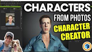 Easy Characters FROM PHOTOS with Character Creator with Headshot!