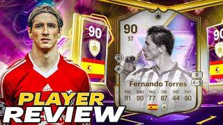 90 FUTURE STARS ICON FERNANDO TORRES SBC PLAYER REVIEW - EA FC 25 ULTIMATE TEAM