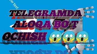 TELEGRAMDA ALOQA BO'T OCHISH / LIVEGRAM BO'T