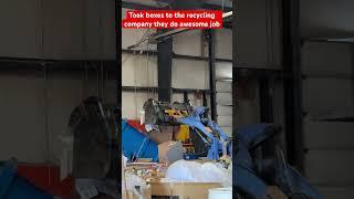 Took boxes to the recycling company  they do great #shortsfeed #short #shortvideo #trending #viral