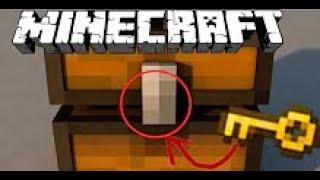 Как сделать закрытый сундук с ключом в Minecraft?