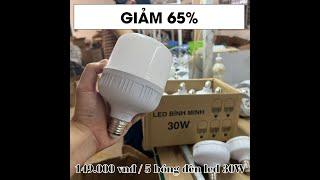 Giảm giá 65% - Hộp 5 Bóng Đèn Led 30W