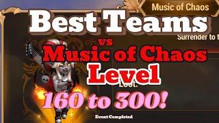 Hero Wars Music of Chaos Level  160 to 300! FULL Event List!