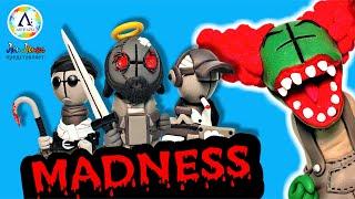 Трикки, Джебус, Деймос и Сэнфорд | Madness Combat | Диорама | Лепим фигурки