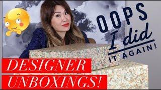 DESIGNER UNBOXINGS + TRY ON HAUL - GIANVITO ROSSI SHOES & CLOTHES from Matches Fashion