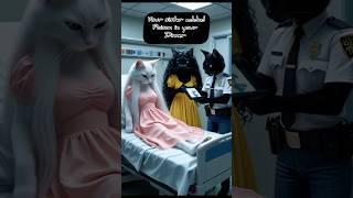 The Jealous Sister Cat trying to poison her#cat #aishorts #love #cartoon #shortsfeed #ytshorts