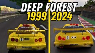 Gran Turismo 2 vs Gran Turismo 7 - Deep Forest Raceway Comparison [4K 60FPS Gameplay]