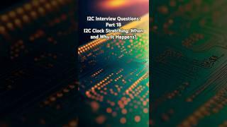 I2C Interview Questions: Part 18. I2C Clock Stretching: When and Why It Happens?